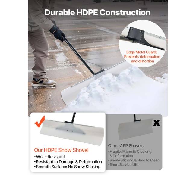 Plastikinis sniego stūmiklis 91 cm2