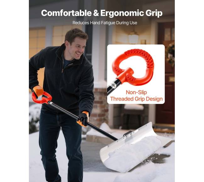 Plastikinis sniego stūmiklis 91 cm3