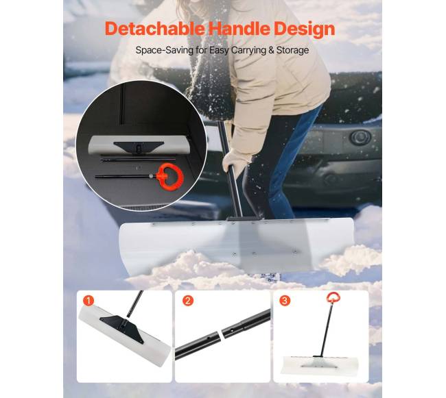 Plastikinis sniego stūmiklis 91 cm4