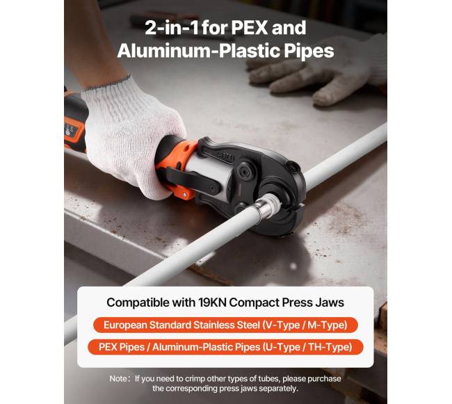 Belaidis vamzdžių presavimo įrankių rinkinys 18V1