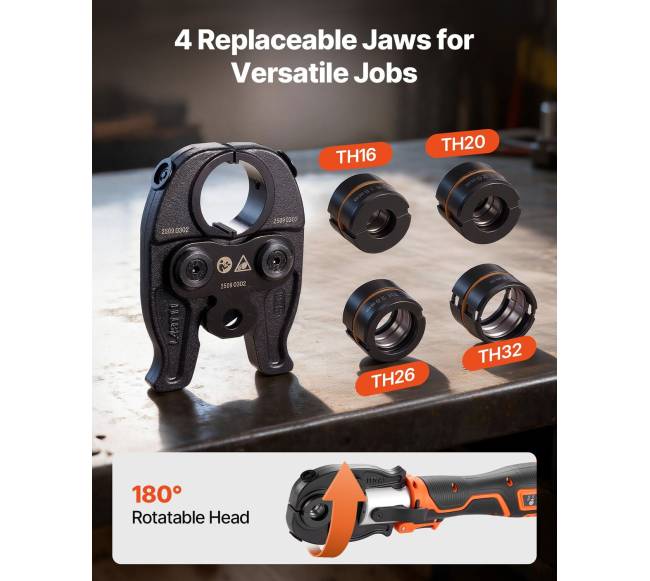 Belaidis vamzdžių presavimo įrankių rinkinys 18V3