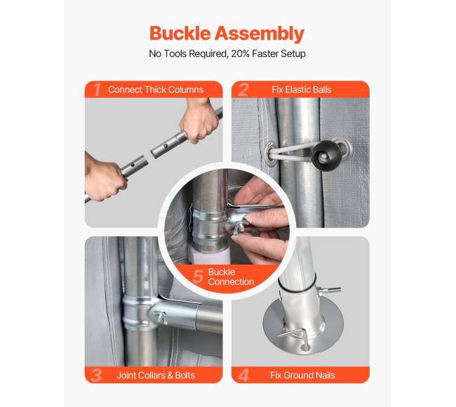 Lauko sandėliavimo pastogė 8x8 ft4