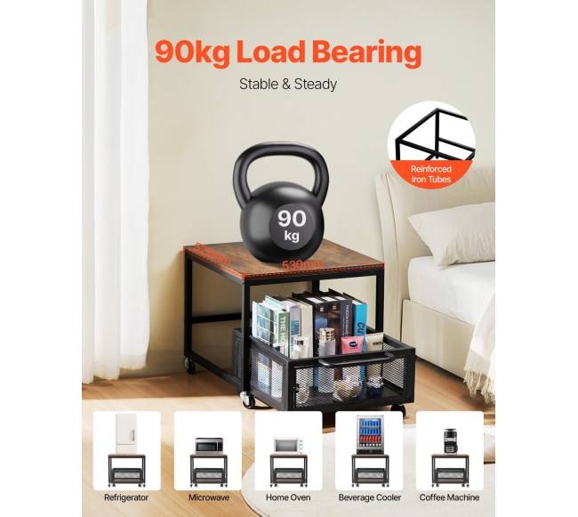 Buitinio šaldytuvo stendas su ratukais1