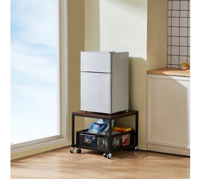 Buitinio šaldytuvo stendas su ratukais7