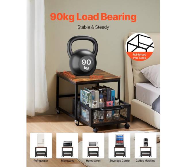 Mini šaldytuvas su ratukais ir laikikliu1