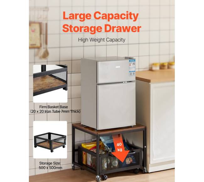 Mini šaldytuvas su ratukais ir laikikliu2