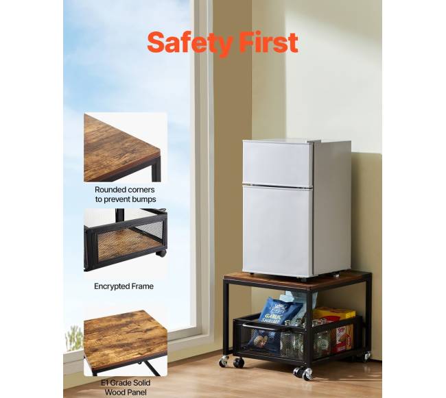 Mini šaldytuvas su ratukais ir laikikliu4