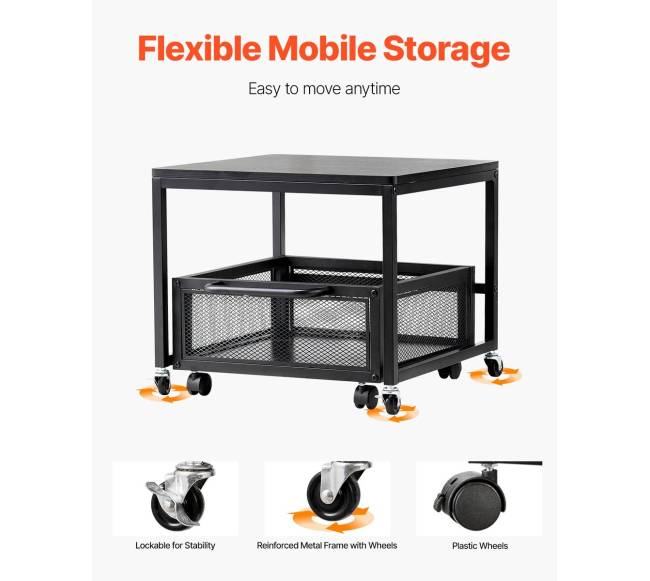 Mini šaldytuvo stovas su ratukais ir laikymo vieta3