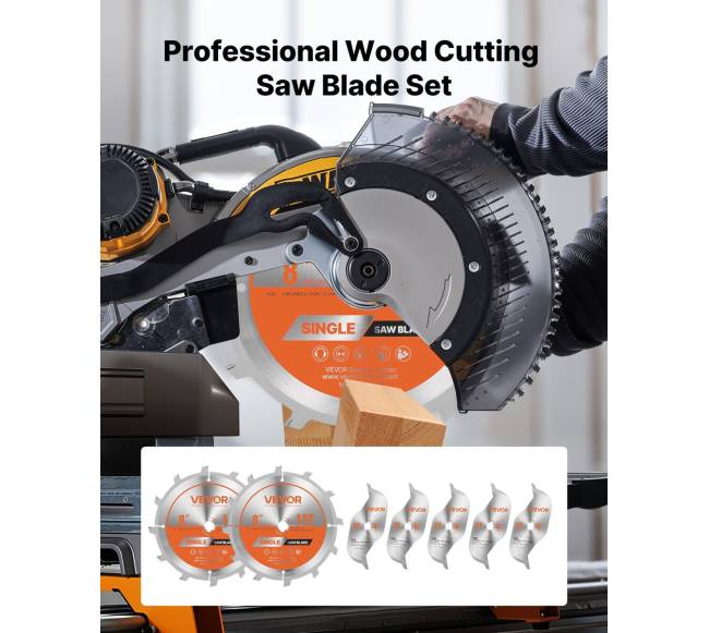 Dado pjovimo diskų rinkinys, 203 mm skersmens1