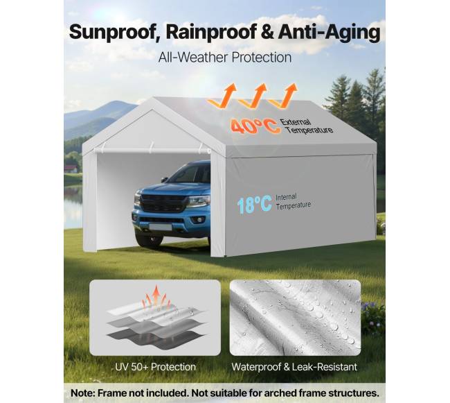 Pakeičiamas pavėsinės stogelis su šoninėmis sienelėmis3