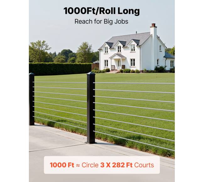 3,2 mm plieninė viela sodui ir terasai4