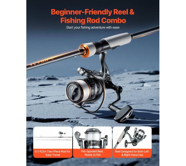 Meškerės ir ritės rinkinys IM6 2m1