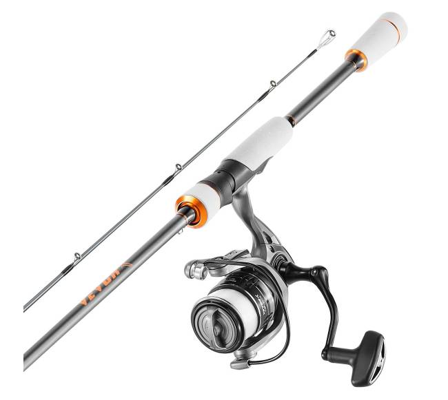 Spiningo meškerė ir ritė, 2.13m, IM7 anglies pluoštas0