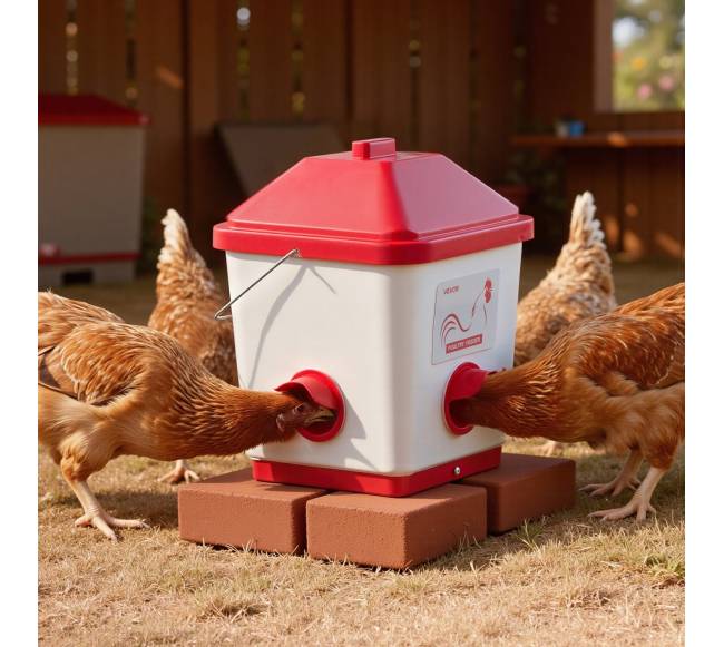 Automatinė vištų lesykla, 18,14 kg talpa7