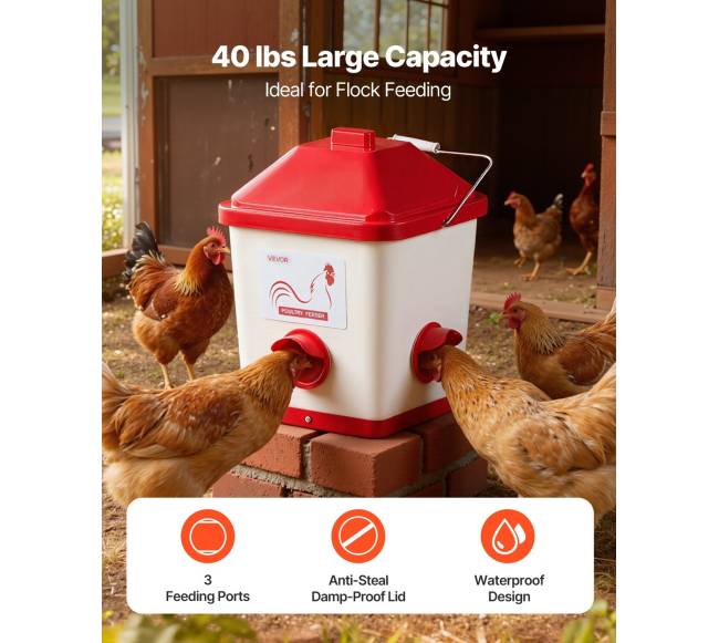 Automatinis vištų šėrimo ir girdymo komplektas1