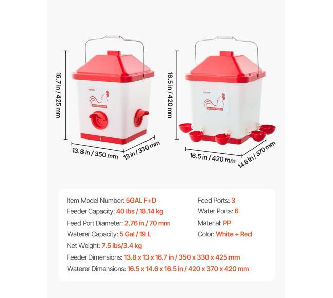 Automatinis vištų šėrimo ir girdymo komplektas5