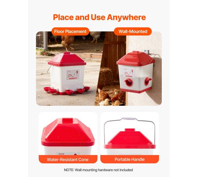 Automatinis vištų šėrimo ir girdymo komplektas6