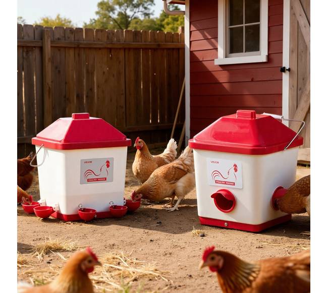 Automatinis vištų šėrimo ir girdymo komplektas7