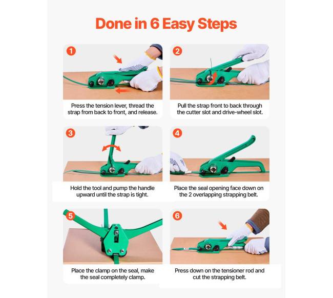 Pakavimo juostos komplektas su įrankiais1