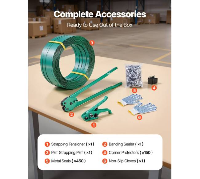 Pakavimo juostos komplektas su įrankiais2