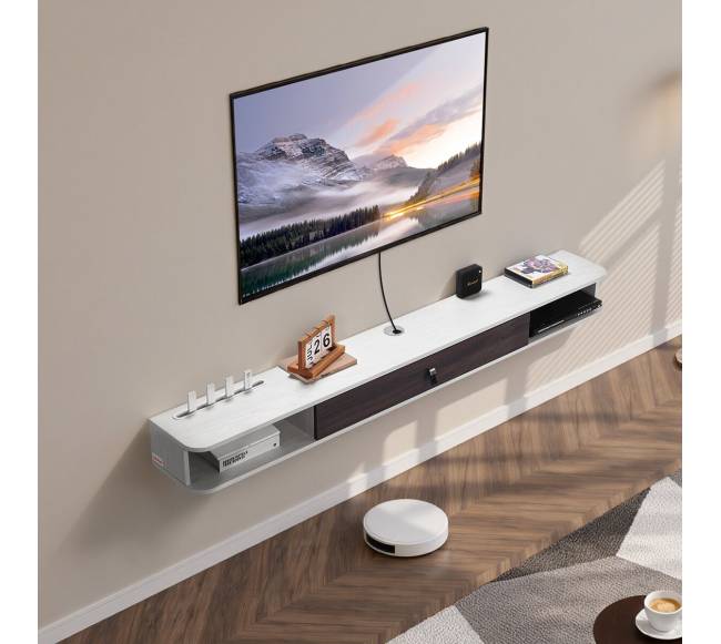 Pakabinama TV spintelė su kabelio anga7