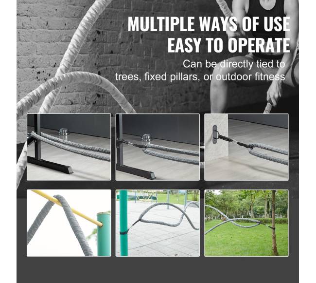 Mankštos virvė 38mm 9.1m sporto salei4