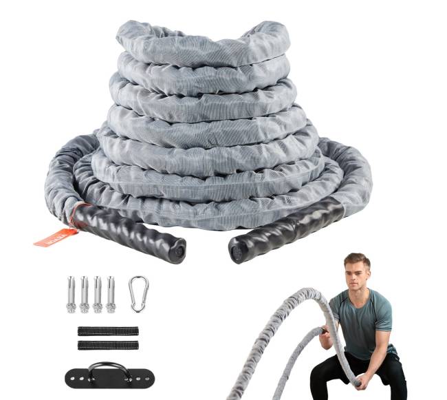 Mankštos virvė 38mm 9.1m sporto salei8