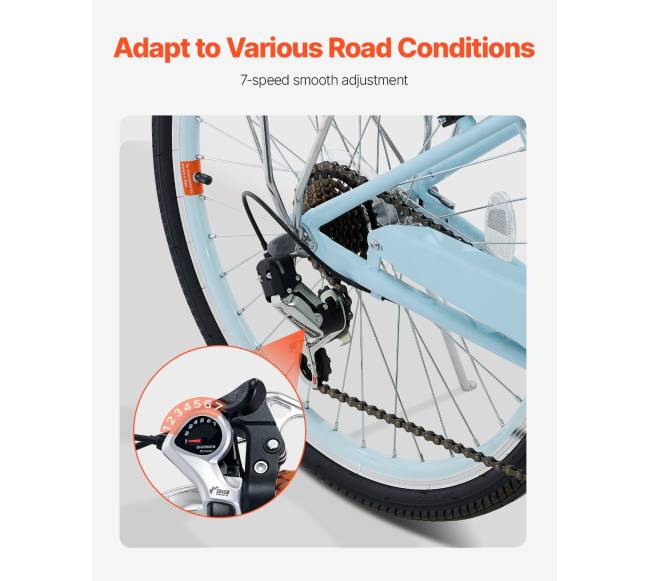 24 colių jūros dviratis su krepšiu3