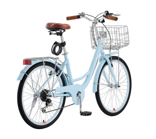 24 colių jūros dviratis su krepšiu10