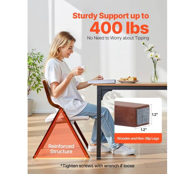 Medinės sulankstomos kėdės su pagalvėlėmis, 2 vnt.1