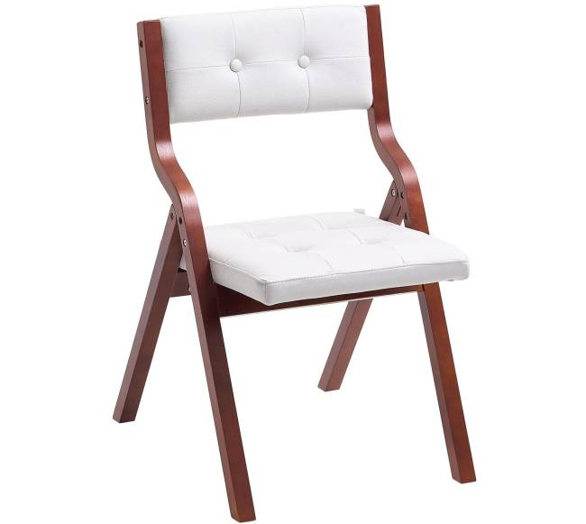 Medinės sulankstomos kėdės su pagalvėlėmis, 2 vnt.8