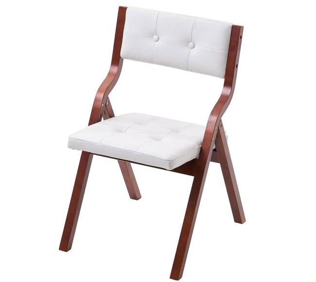 Medinės sulankstomos kėdės su pagalvėlėmis, 2 vnt.9