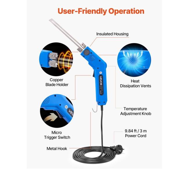 Elektrinė putų pjaustyklė 200W 50-5004