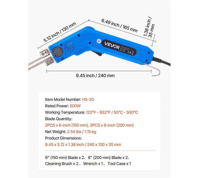 Elektrinė putų pjaustyklė 200W 50-5006