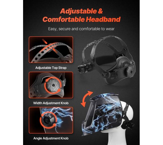 Auto tamsėjantis suvirinimo šalmas4