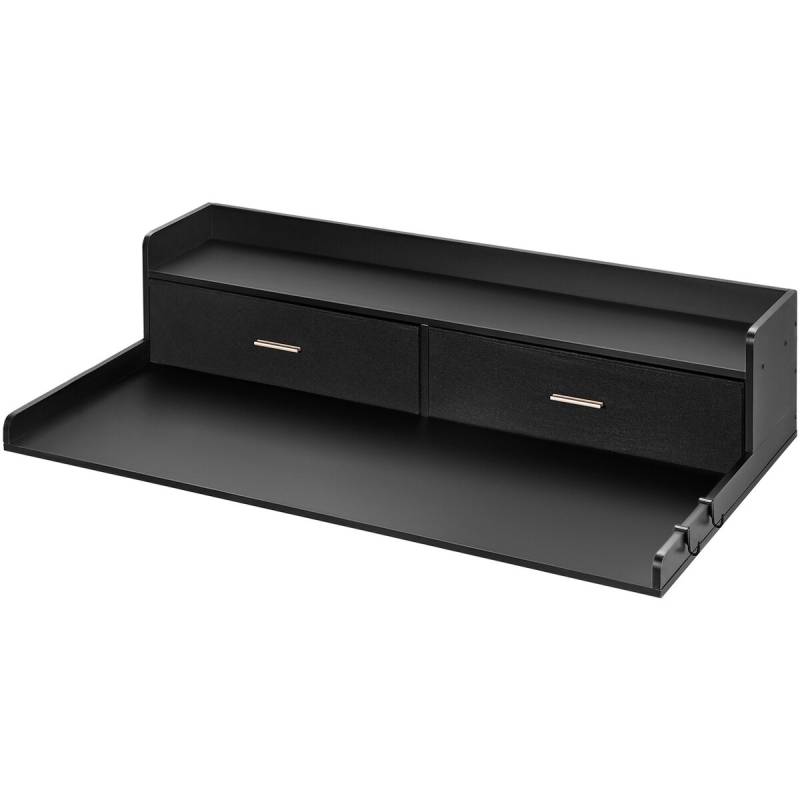 Skalbimo mašinos ir džiovyklės stalviršis su stalčiais ir lentyna0