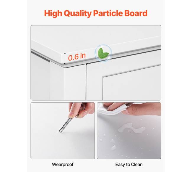 9 stalčių balta komoda su slankiojančiu ir apsauginiu įtaisu4