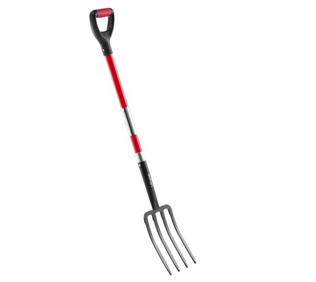 4 dantų sodo šakė su stiklo pluošto rankena9