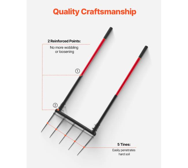 5 dantų plačiapjovė šakė sodui4