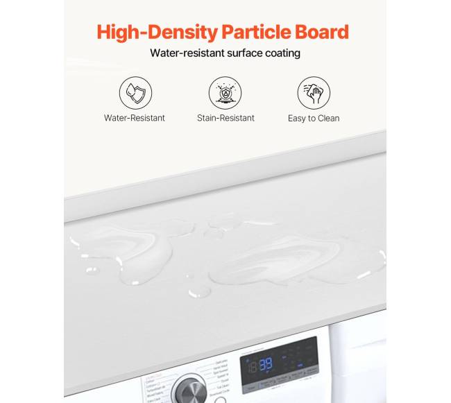 Skalbimo ir džiovyklės stalviršis, baltas3