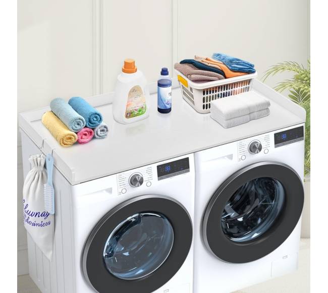 Skalbimo ir džiovyklės stalviršis, baltas7