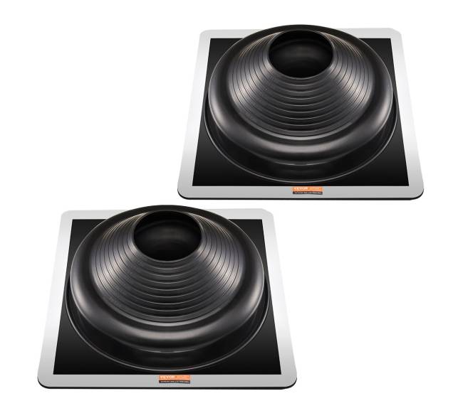 2 vnt. metaliniai stogo vamzdžių sandarinimo gaubtai8