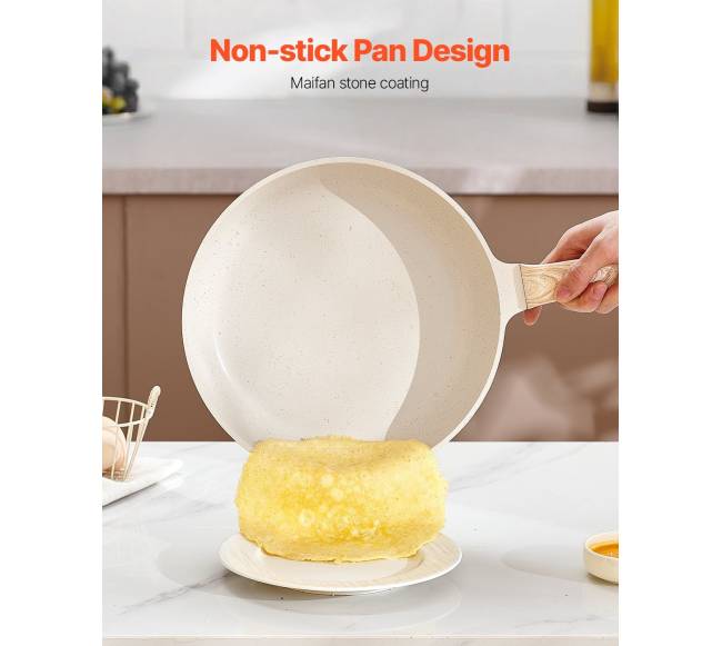 17 dalių granitinė neprideganti virtuvės puodų rinkinys4