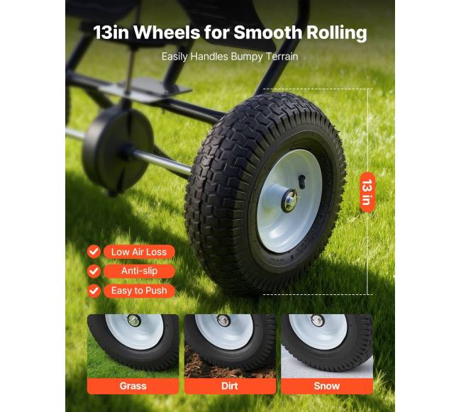 Strėlytinis žoliapjovės trąšų barstytuvas su reguliuojama srauto kontrole2