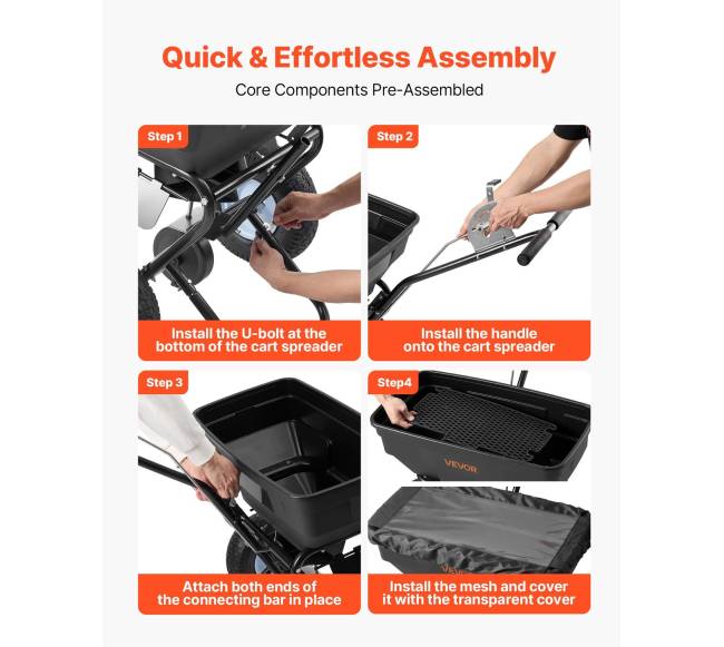 Strėlytinis žoliapjovės trąšų barstytuvas su reguliuojama srauto kontrole3