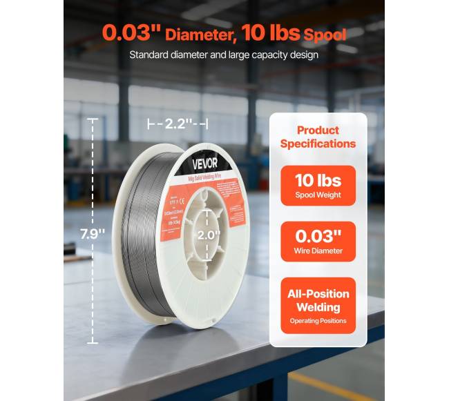 Srautų šerdies MIG suvirinimo viela, E71T-11 0.8mm 4.5kg1