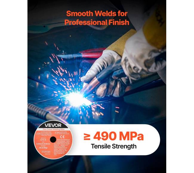 Srauto šerdies MIG suvirinimo viela be dujų3