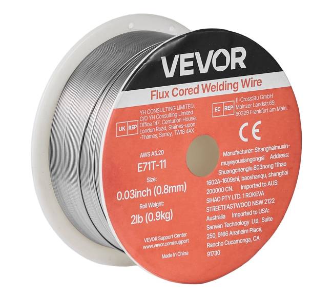 Srauto šerdies MIG suvirinimo viela be dujų10