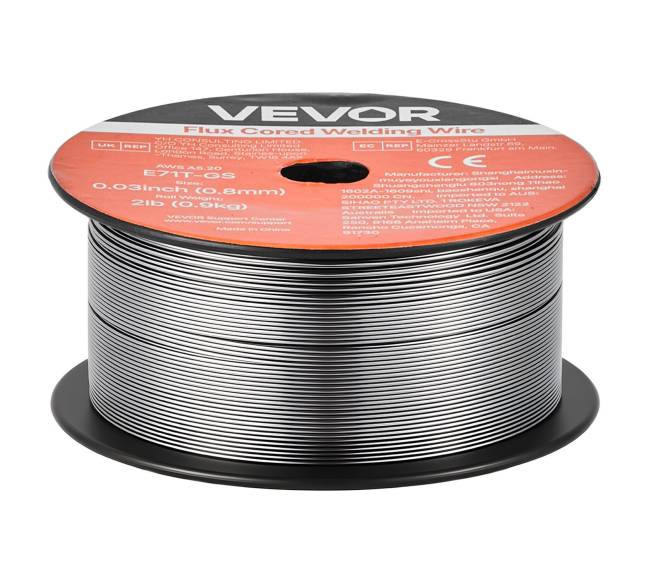 Srauto šerdis suvirinimo viela, 0.8mm, 0.9kg (3 ritės)8