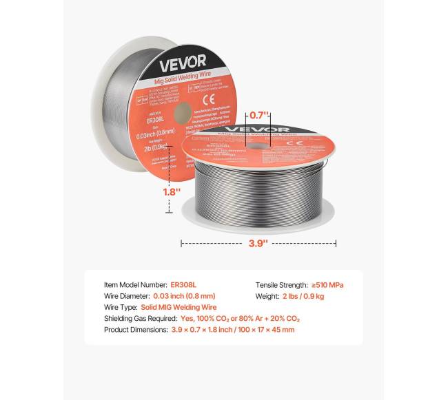 nerūdijančio plieno MIG viela su mažai taškymų6